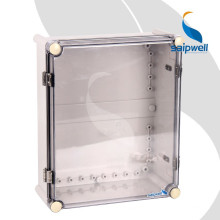 Fabricante Saipwell Gabinete electrónico de alta calidad para PC con bisagra y cerrojo 340 * 280 * 130 mm